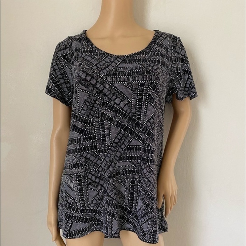 Lularoe sparkly stretch top size M